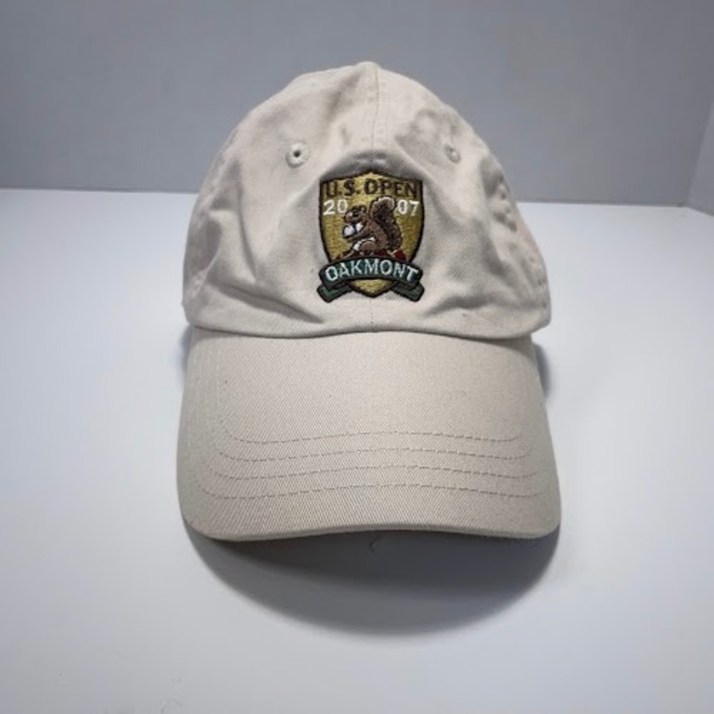 US Open Oakmont 2007 Golf Hat Beige Imperial Adjustable‎ Baseball Cap